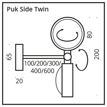 PUK Side Twin LED-Retrofit