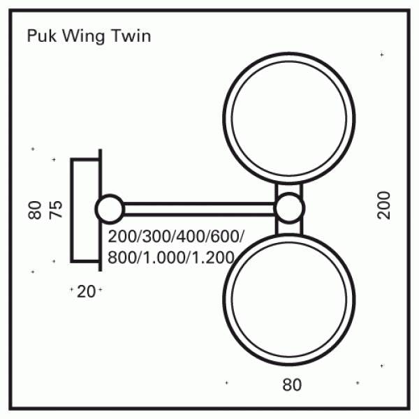 PUK Wing Twin LED