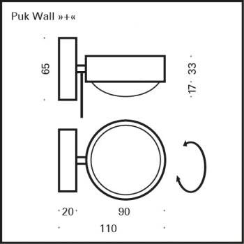 PUK WALL >> + << LED