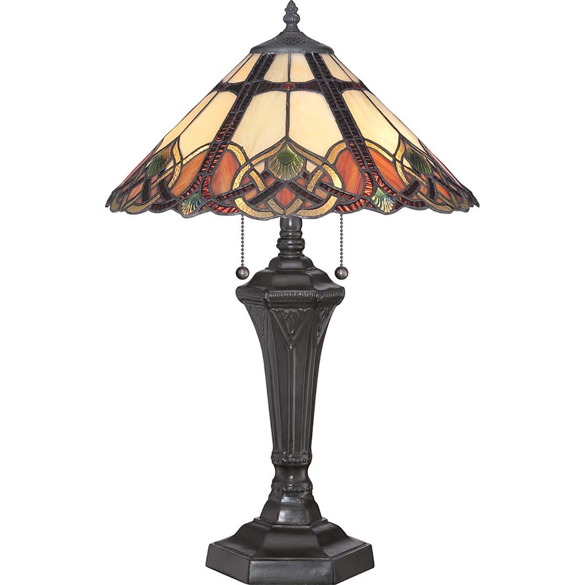 Cambridge 2-flammige Tischlampe - Vintage Bronze