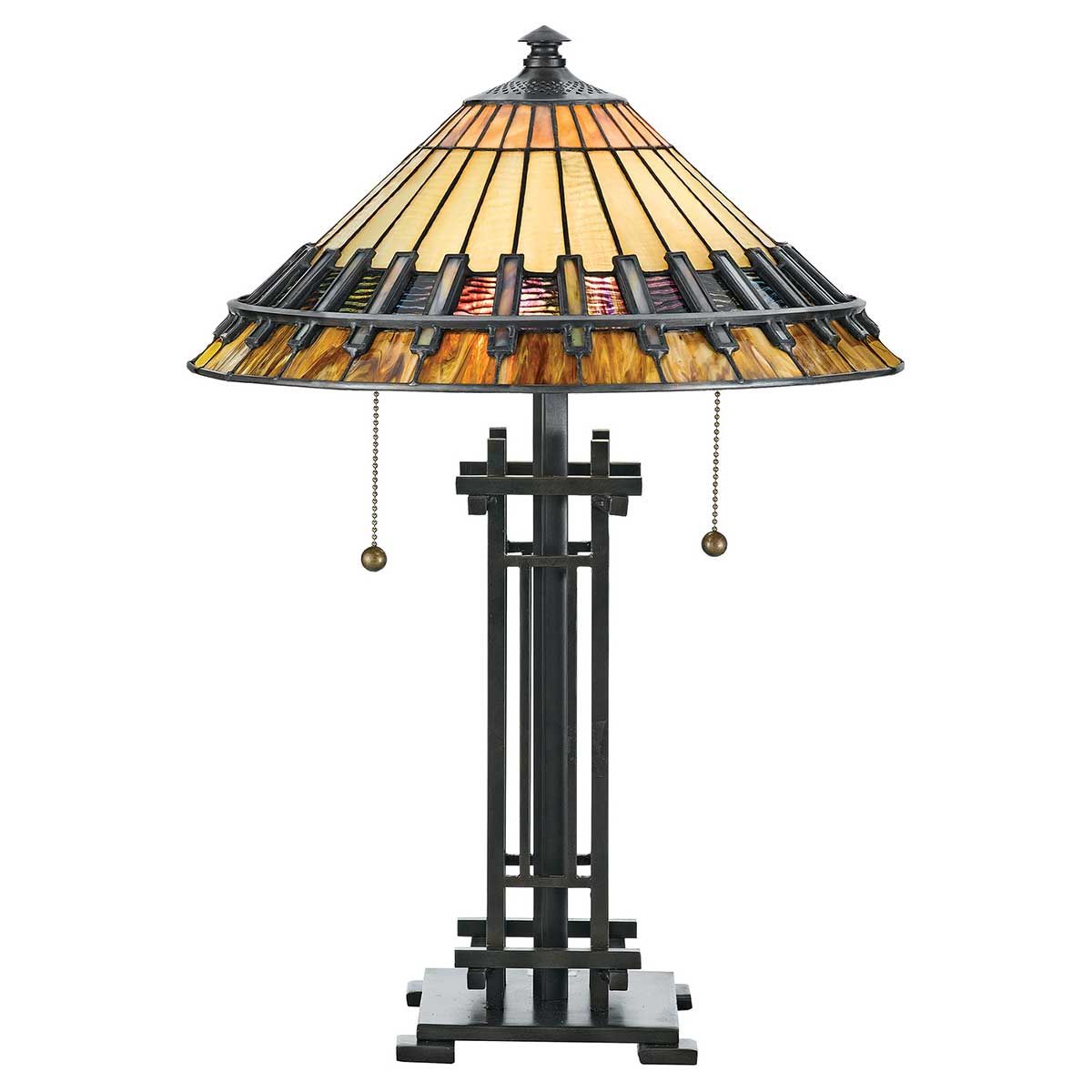 Chastain 2-flammige Tischlampe - Vintage Bronze