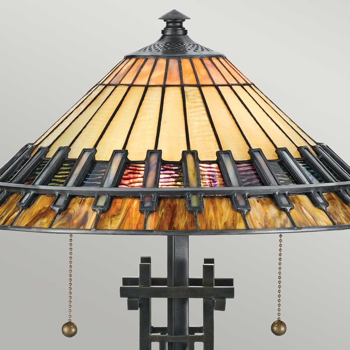 Chastain 2-flammige Tischlampe - Vintage Bronze