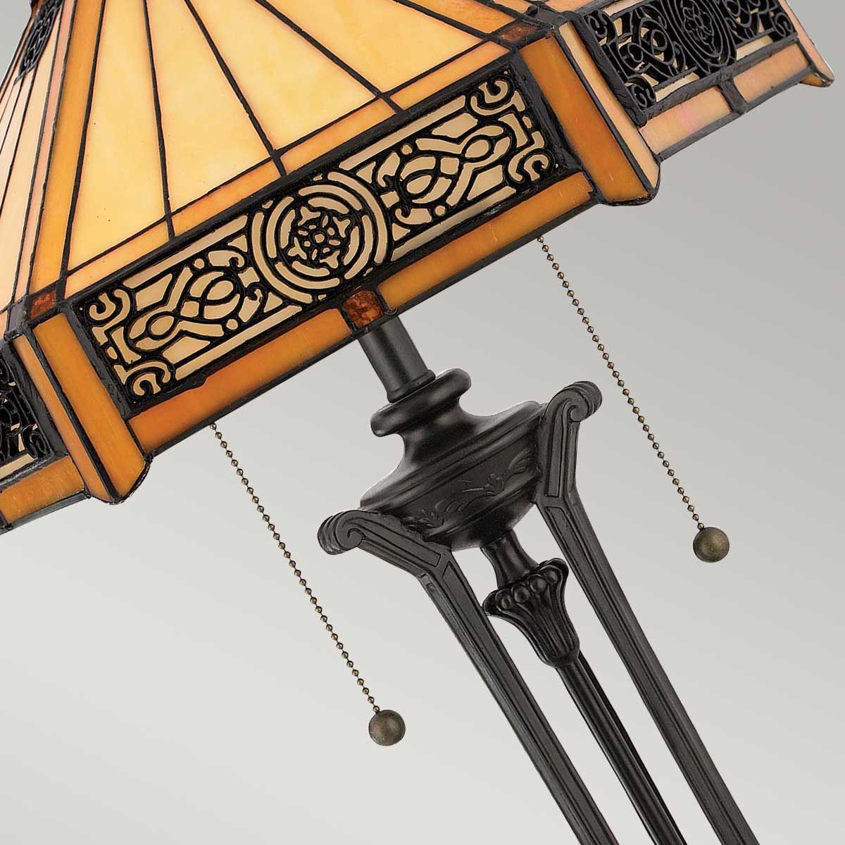 Indus 2-flammige Tischlampe - Vintage Bronze