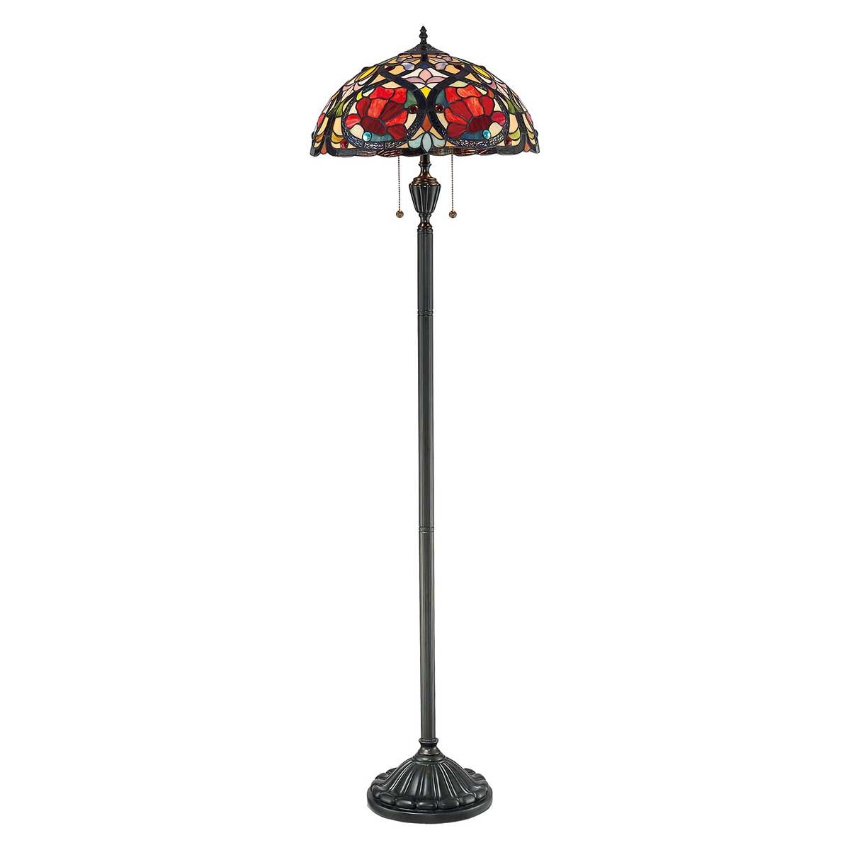 Larissa 2-flammige Stehlampe - Vintage Bronze