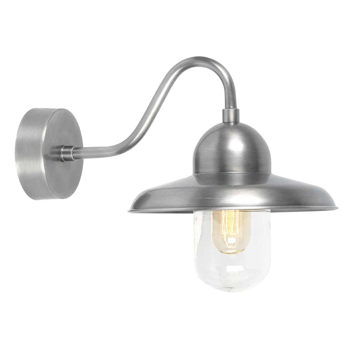 Somerton Wandlaterne mit 1 Licht, Antik-Nickel