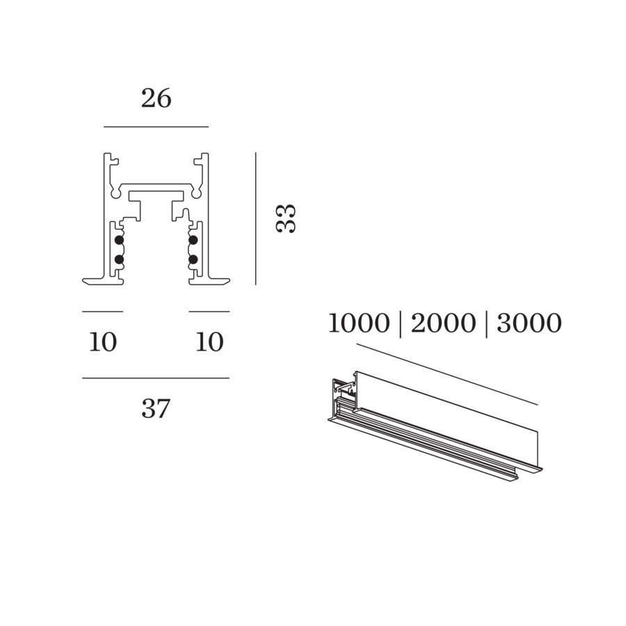 Einbau Schiene Strex System