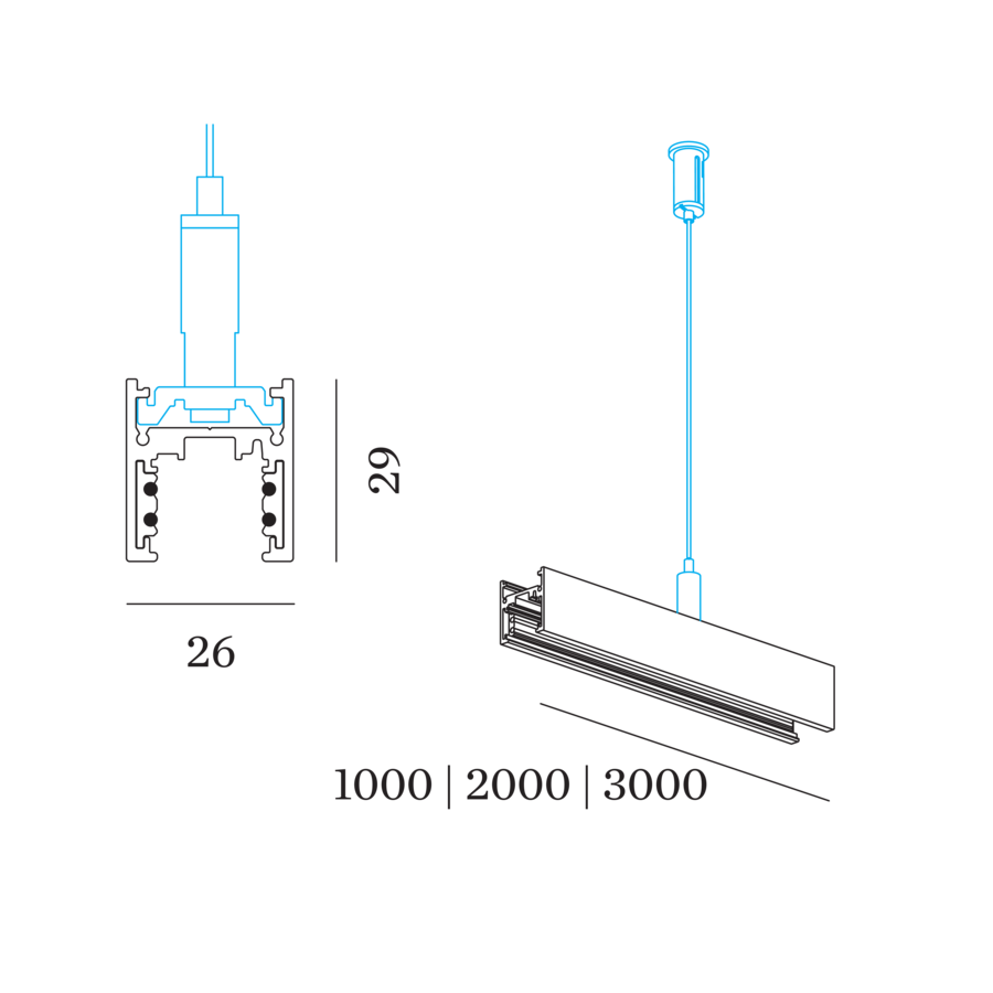 Aufbau Schiene Strex System