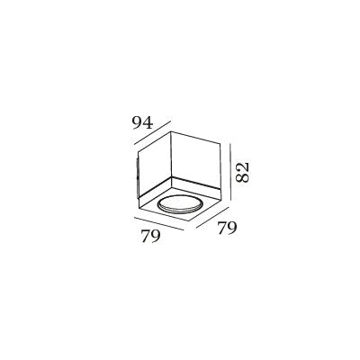 TUBE CARRÉ 1.0 PAR16 B